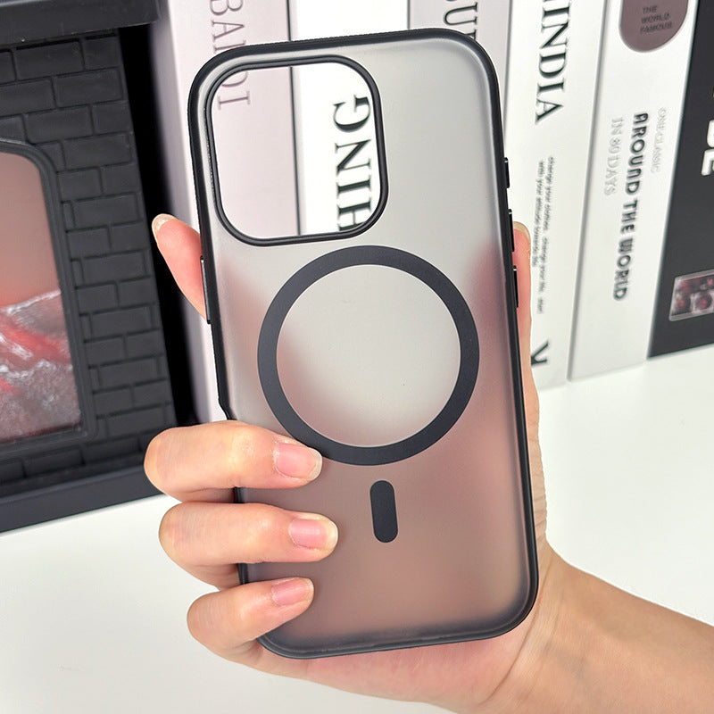 Magnetic Phone Case Apple Skin Feel 16 Pro Phone Case Ins Style Light Luxury High-end Suitable for 16 Pro Max Phone Case