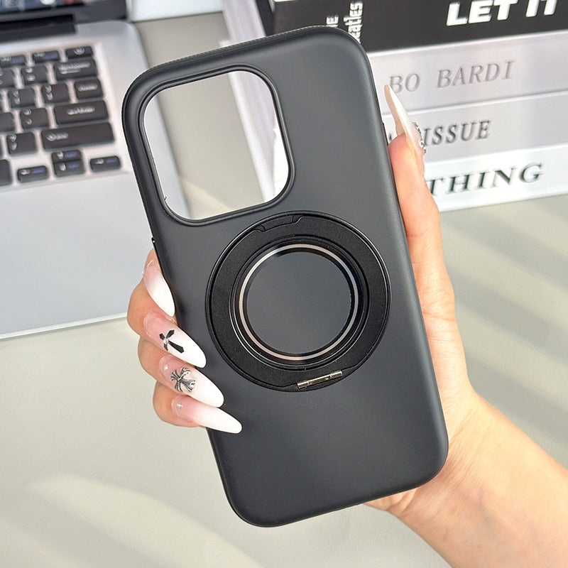 Vintage Magnetic Phone Case Niche High-End Feel 360 ° Rotating Pivot Case for Apple 17 Compatible with Japan and Korea