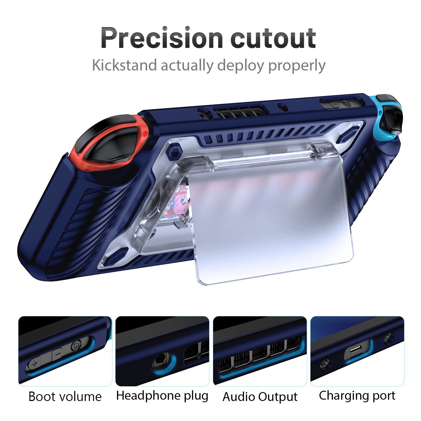 Cross-Border Wholesale Switch Protective Case Nintendo Console with Stand Detachable Controller Shell Switch 2 Protective Case