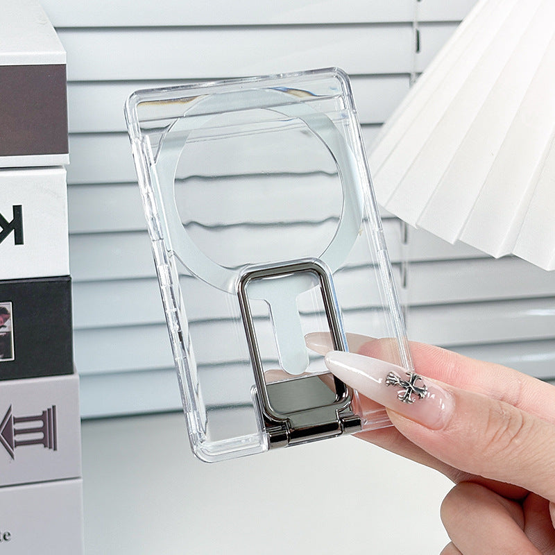 Compatible with Apple Magsafe Magnetic Phone Holder Card Holder PC Transparent Multifunctional Magnetic Card Holder Phone Accessories