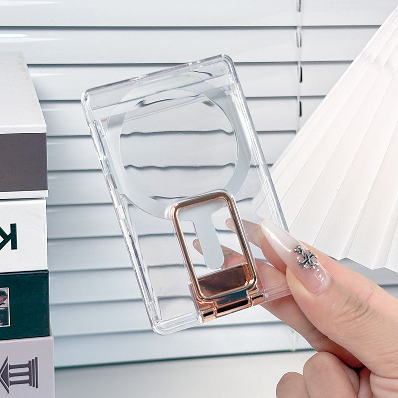 Compatible with Apple Magsafe Magnetic Phone Holder Card Holder PC Transparent Multifunctional Magnetic Card Holder Phone Accessories