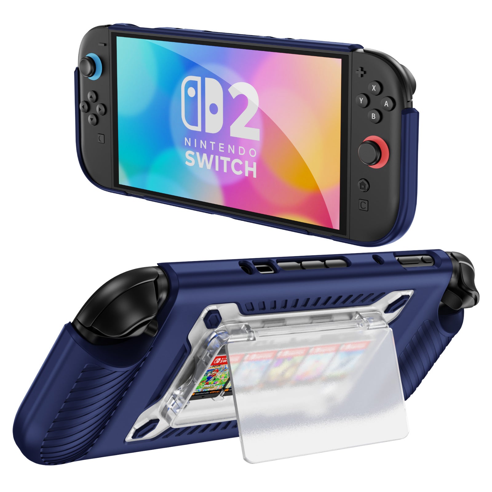 Cross-Border Wholesale Switch Protective Case Nintendo Console with Stand Detachable Controller Shell Switch 2 Protective Case