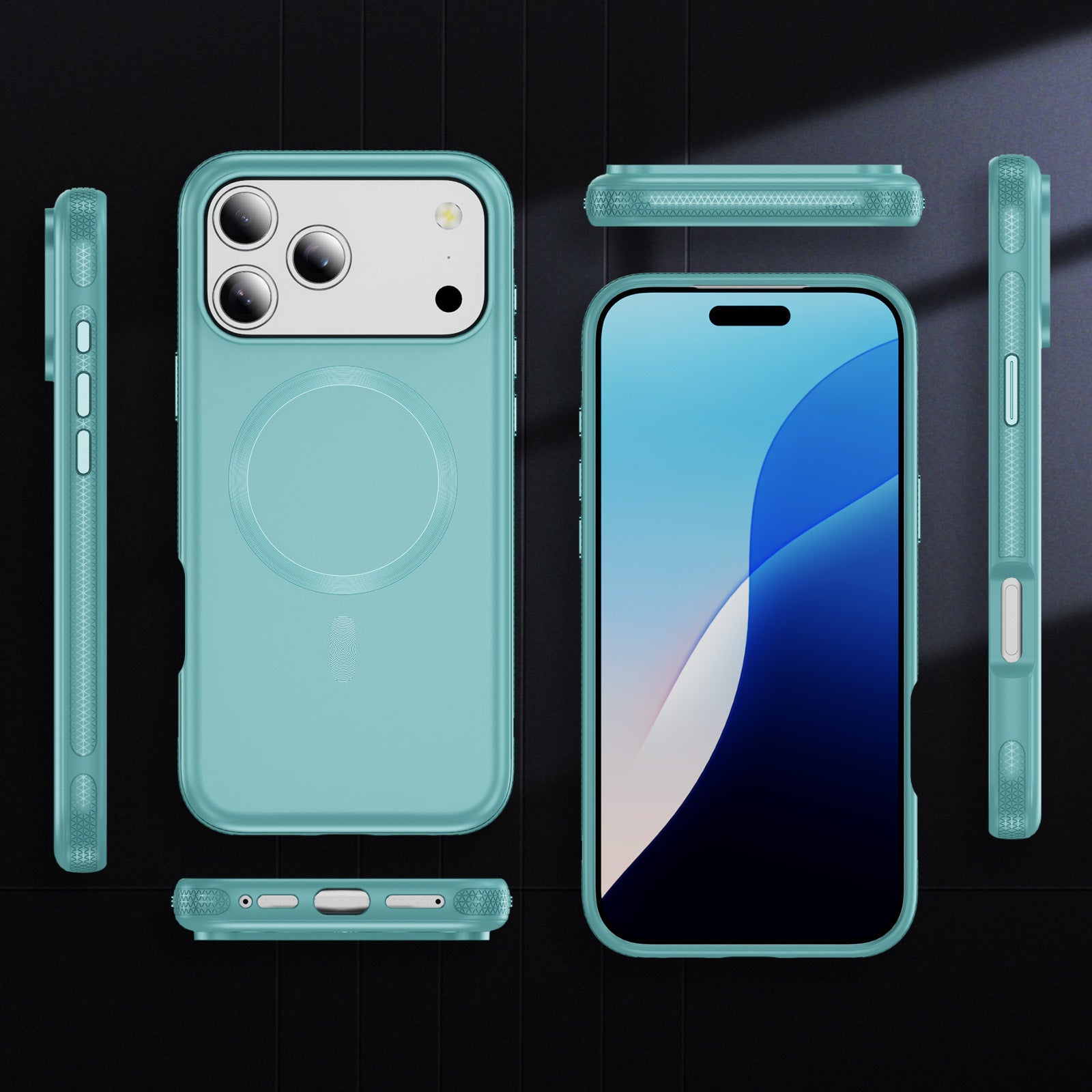 Magnetic Phone Case Compatible with iPhone Retro Phone Case Ins Style High-end Feel Apple 17 Pro Max Protective Cover
