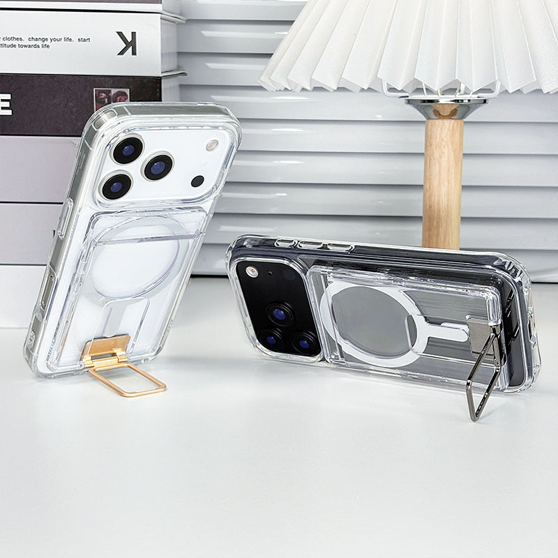 Compatible with Apple Magsafe Magnetic Phone Holder Card Holder PC Transparent Multifunctional Magnetic Card Holder Phone Accessories